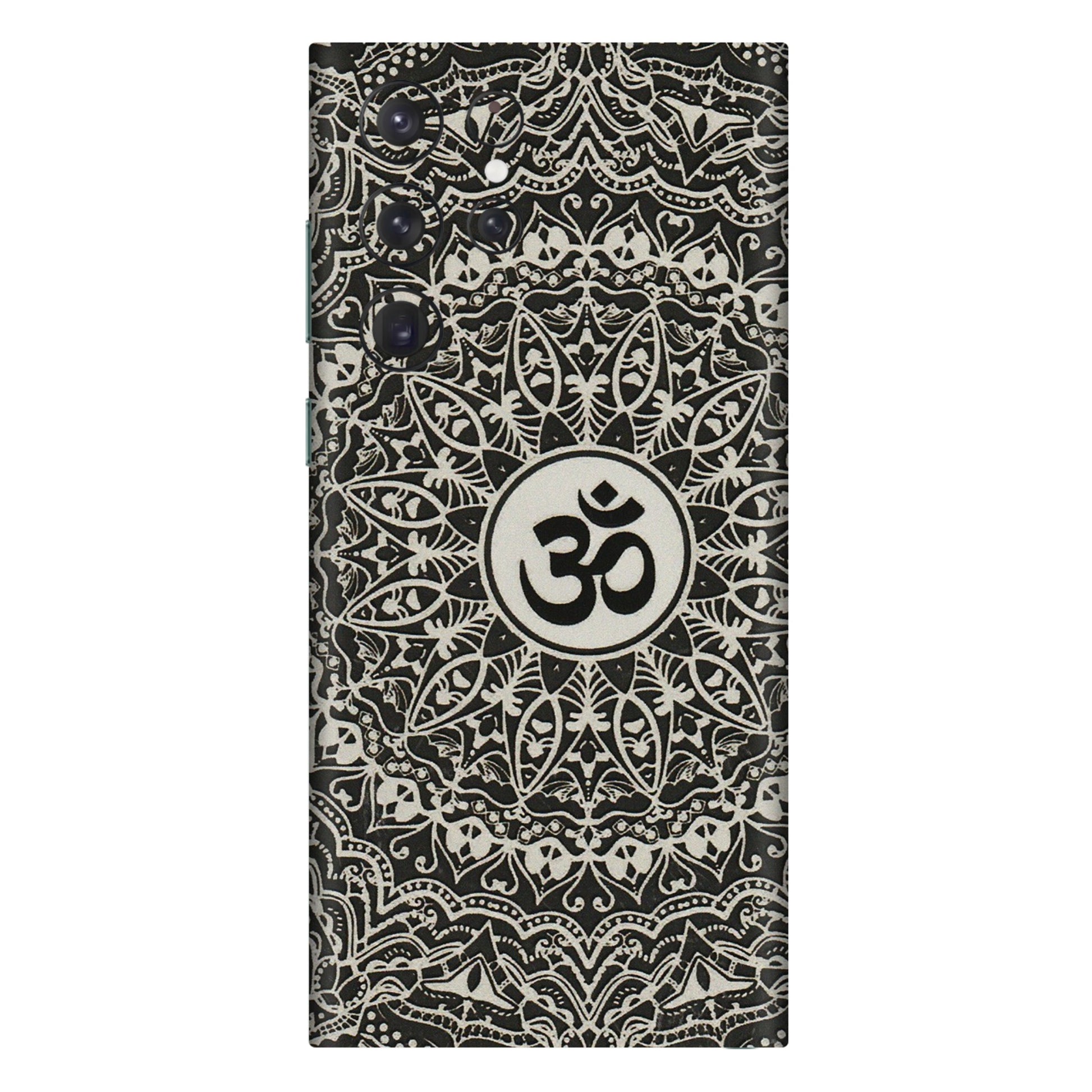 Samsung A/S Series Phone Skins (All Models) - Aum Elegant Mandala - 3D Embossed Finish (L-62) Samsung Galaxy S22 Ultra