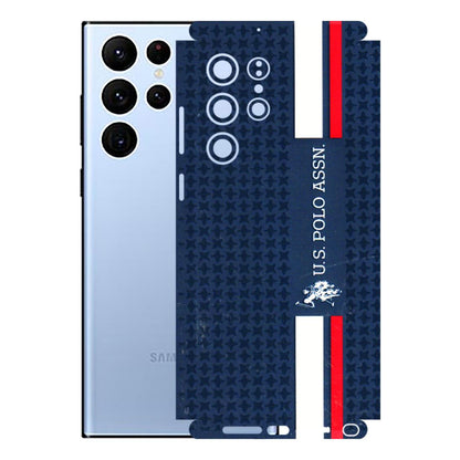 Samsung A/S Series Phone Skins (All Models) - US POLO Designer Brand - 3D Embossed Finish (L-65) Samsung Galaxy S22 Ultra