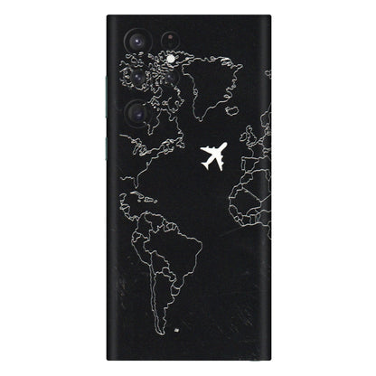 Samsung A/S Series Phone Skins (All Models) - Never Ending Travel - 3D Embossed Finish (L-79) Samsung Galaxy S22 Ultra