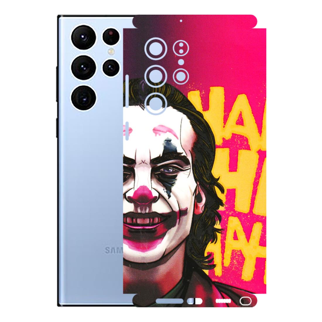 Samsung A/S Series Phone Skins (All Models) - Joker Evil Laugh - 3D Embossed Finish (L-97) Samsung Galaxy S22 Ultra