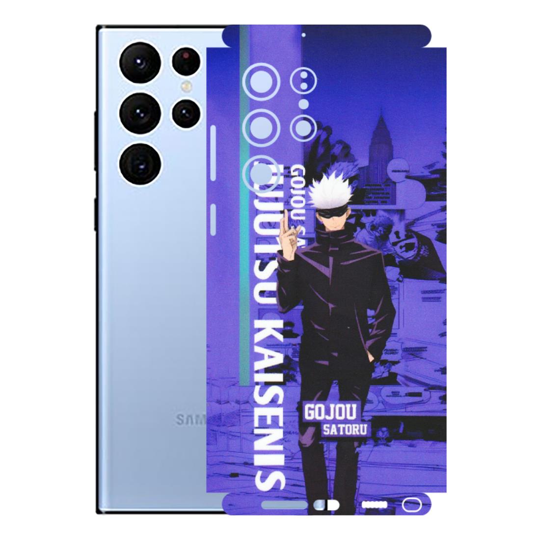 Samsung A/S Series Phone Skins (All Models) - Jujutsu Kaisen Gojo - Matte Finish (M-05) Samsung Galaxy S22 Ultra