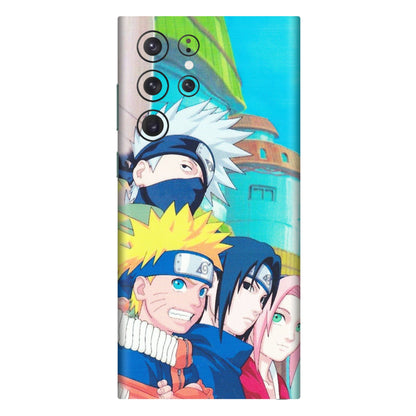 Samsung A/S Series Phone Skins (All Models) - Team Minato And Kakashi - Matte Finish (M-101) Samsung Galaxy S22 Ultra