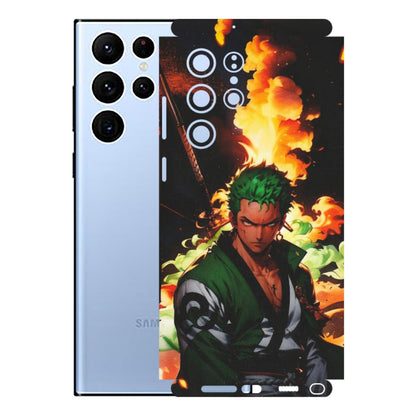 Samsung A/S Series Phone Skins (All Models) - Roronoa Zoro - Matte Finish (M-102) Samsung Galaxy S22 Ultra