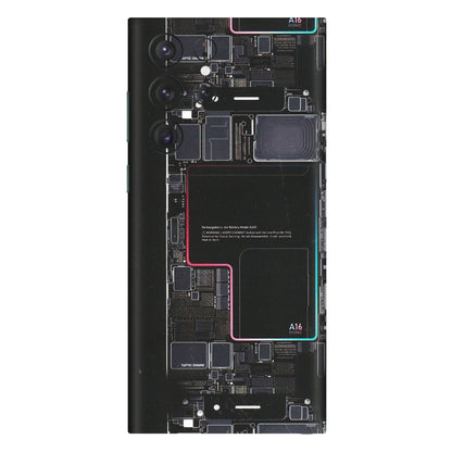 Samsung A/S Series Phone Skins (All Models) - Motherboard Circuit Layout - Matte Finish (M-117) Samsung Galaxy S22 Ultra