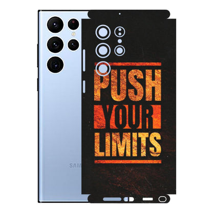 Samsung A/S Series Phone Skins (All Models) - Push Your Limits - Matte Finish (M-118) Samsung Galaxy S22 Ultra