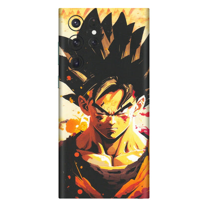 Samsung A/S Series Phone Skins (All Models) - Angry Goku - Matte Finish (M-12) Samsung Galaxy S22 Ultra