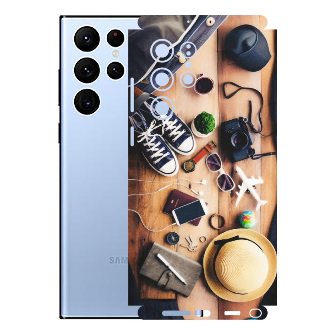 Samsung A/S Series Phone Skins (All Models) - Travel Wanderlust - Matte Finish (M-133) Samsung Galaxy S22 Ultra