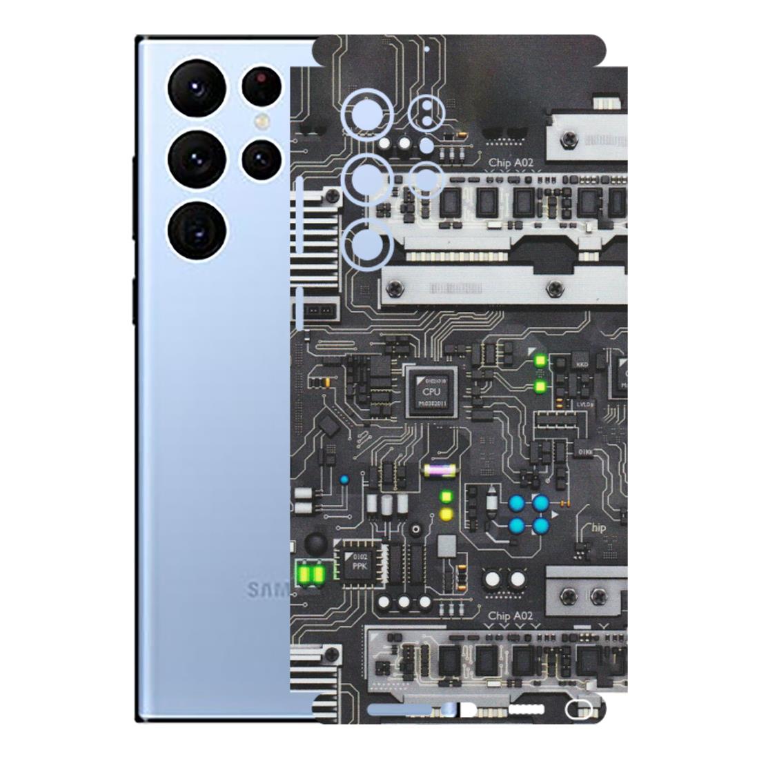 Samsung A/S Series Phone Skins (All Models) - Motherboard Internals - Matte Finish (M-135) Samsung Galaxy S22 Ultra