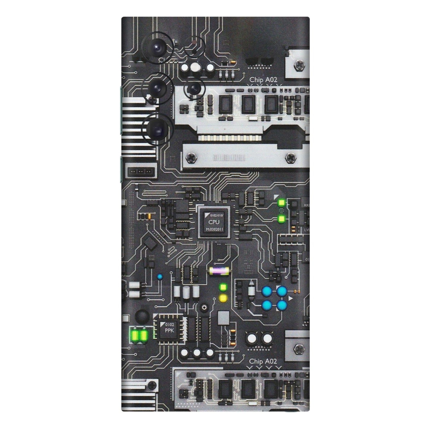 Samsung A/S Series Phone Skins (All Models) - Motherboard Internals - Matte Finish (M-135) Samsung Galaxy S22 Ultra