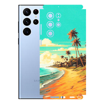 Samsung A/S Series Phone Skins (All Models) - Miami Beach - Matte Finish (M-136) Samsung Galaxy S22 Ultra