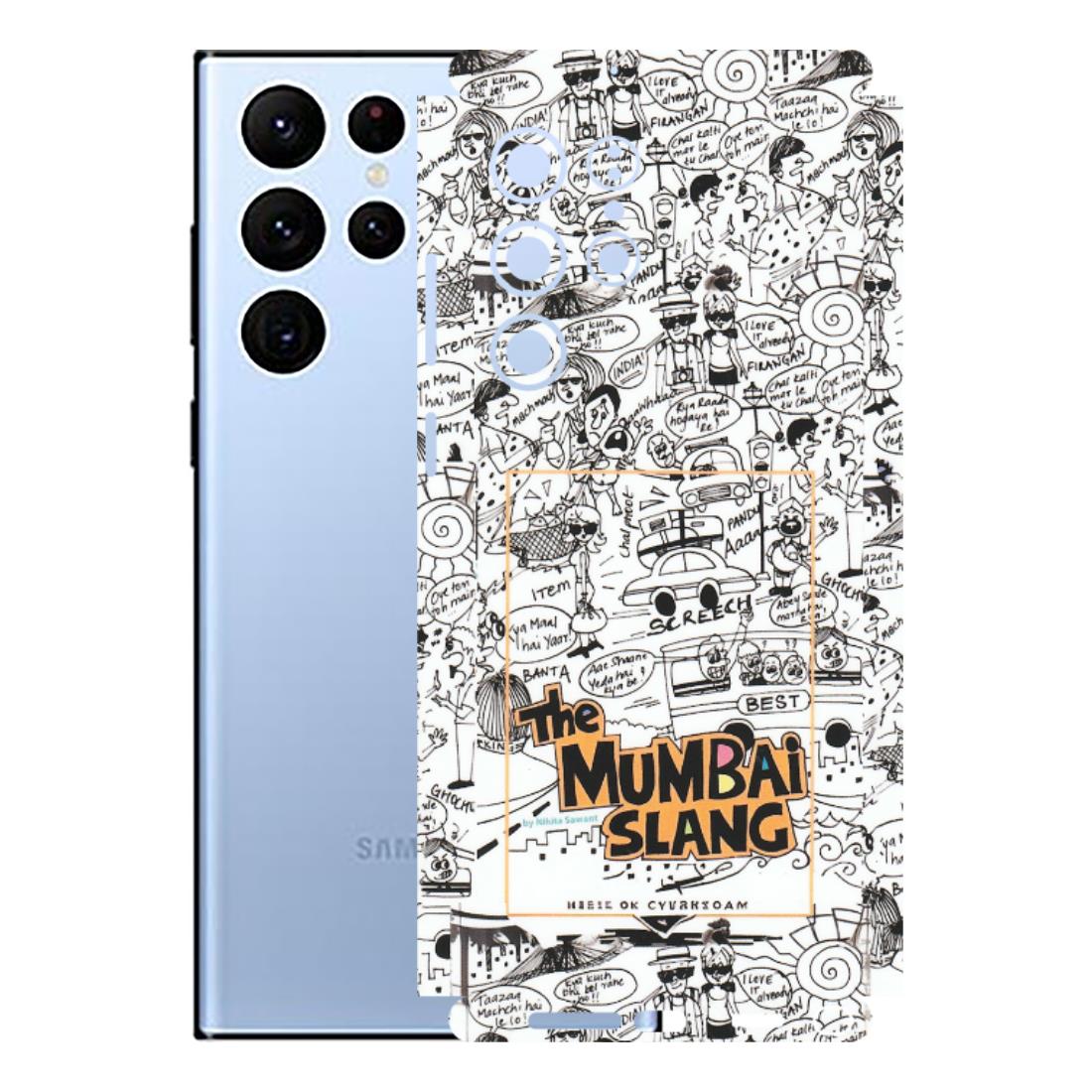Samsung A/S Series Phone Skins (All Models) - The Mumbai Slang - Matte Finish (M-142) Samsung Galaxy S22 Ultra