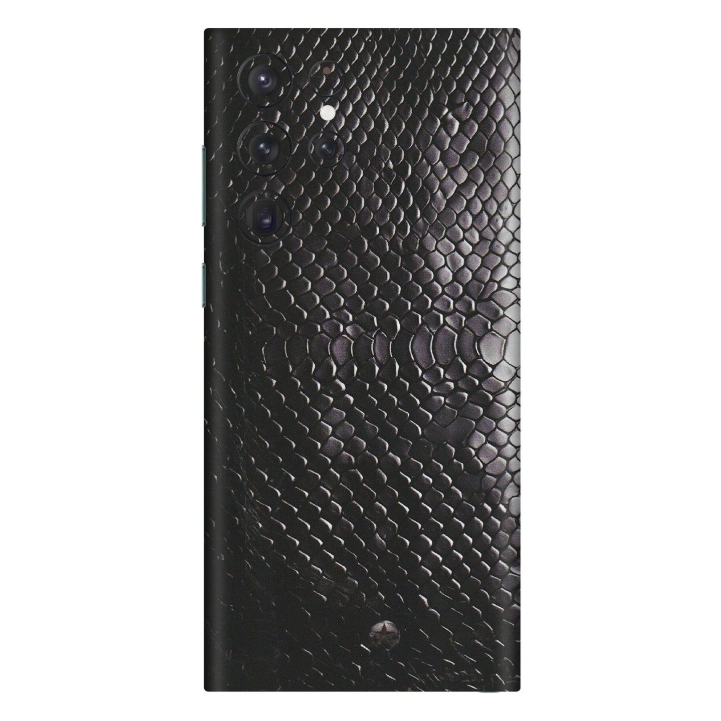 Samsung A/S Series Phone Skins (All Models) - Black Snack Leather - Matte Finish (M-147) Samsung Galaxy S22 Ultra