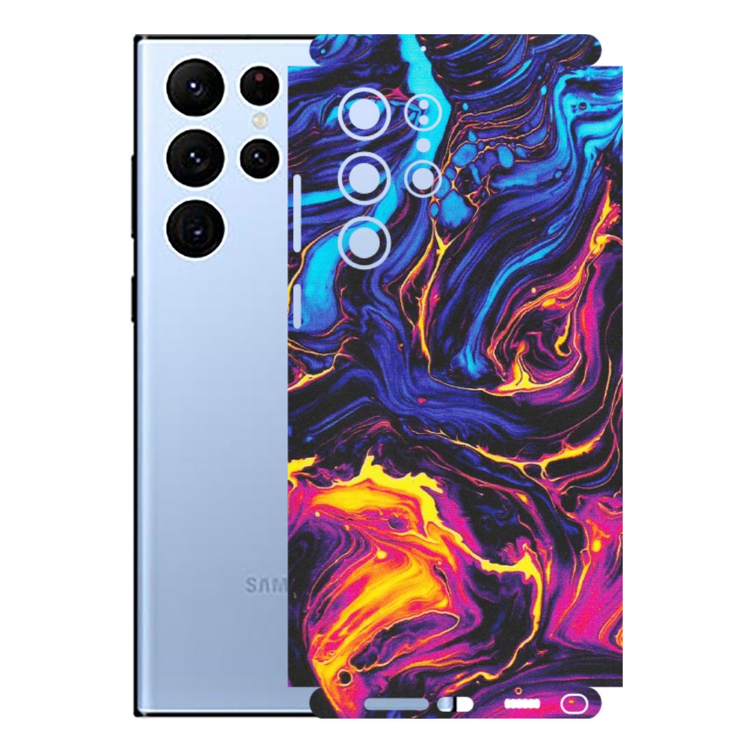 Samsung A/S Series Phone Skins (All Models) - Abstract Paint Classy - Matte Finish (M-15) Samsung Galaxy S22 Ultra