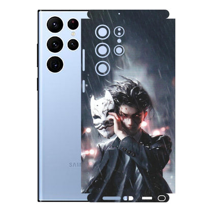 Samsung A/S Series Phone Skins (All Models) - Kimestsu No Yaiba Anime - Matte Finish (M-154) Samsung Galaxy S22 Ultra