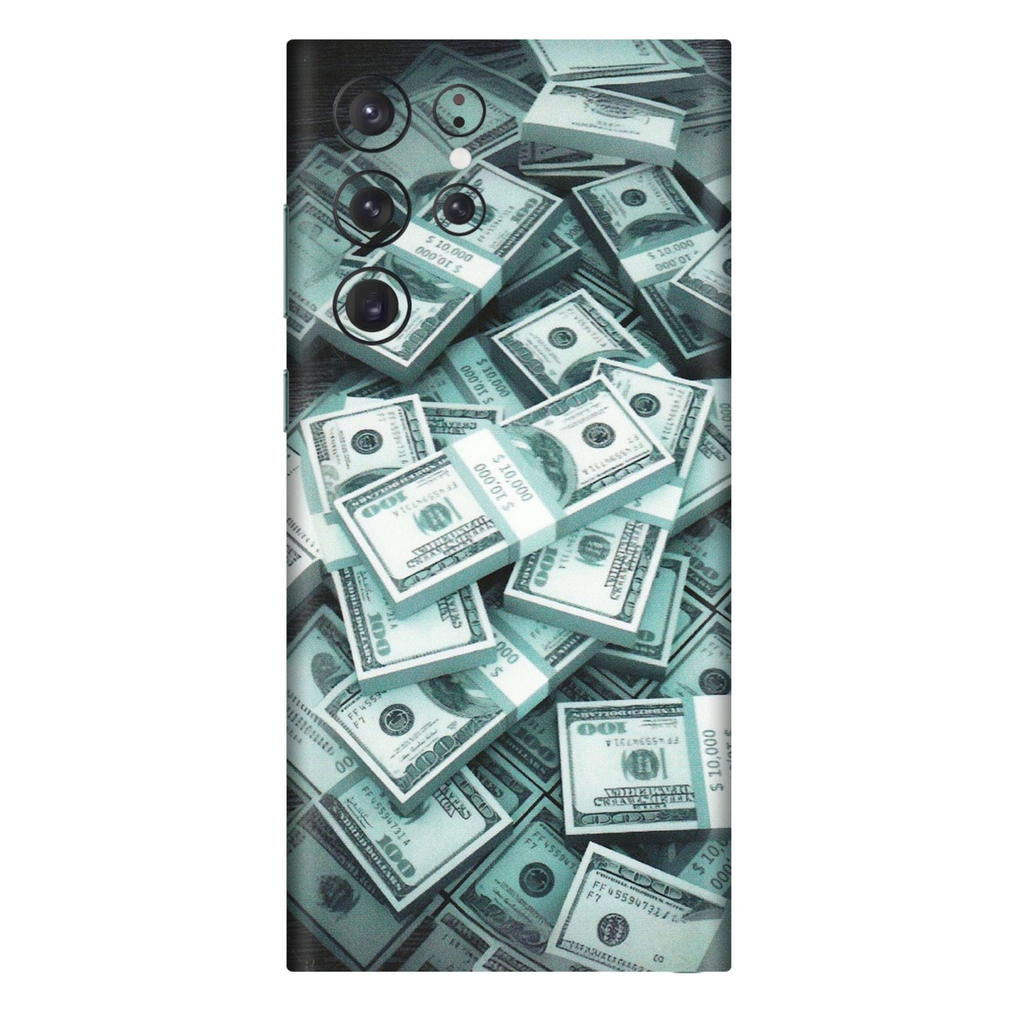 Samsung A/S Series Phone Skins (All Models) - Hundred Dollar Bill - Matte Finish (M-162) Samsung Galaxy S22 Ultra