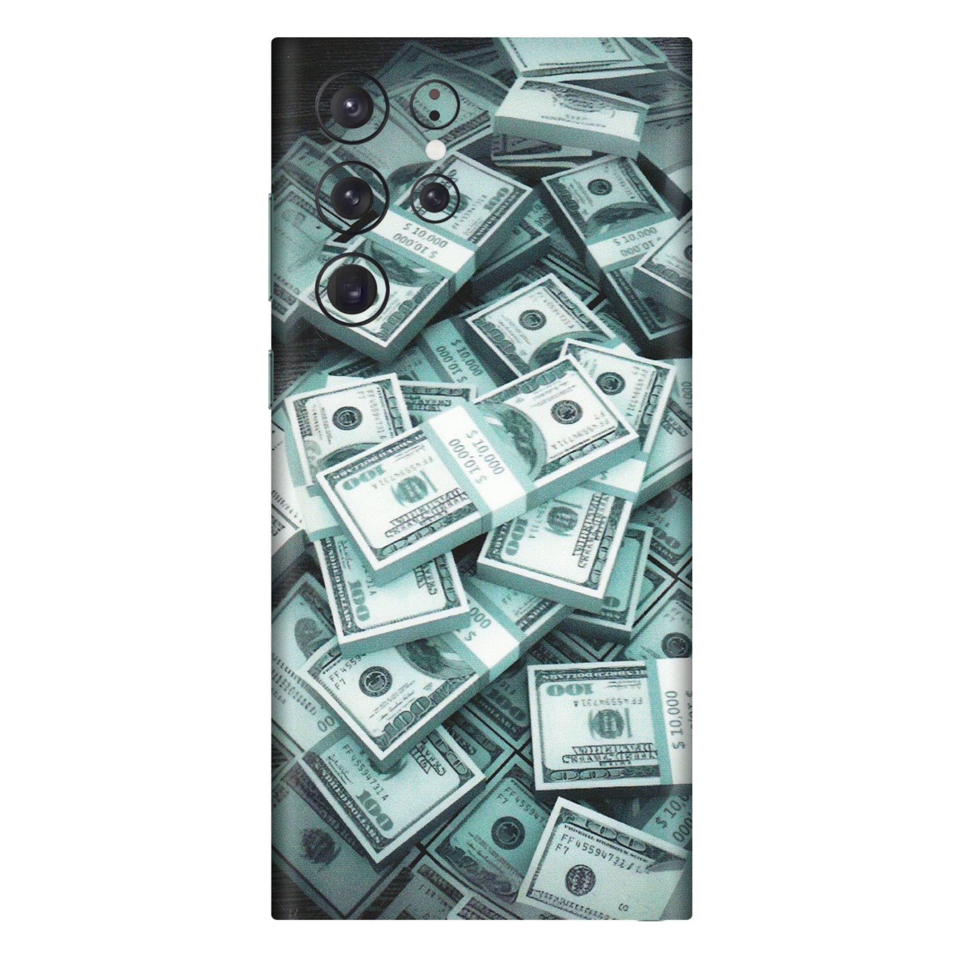 Samsung A/S Series Phone Skins (All Models) - Hundred Dollar Bill - Matte Finish (M-162) Samsung Galaxy S22 Ultra