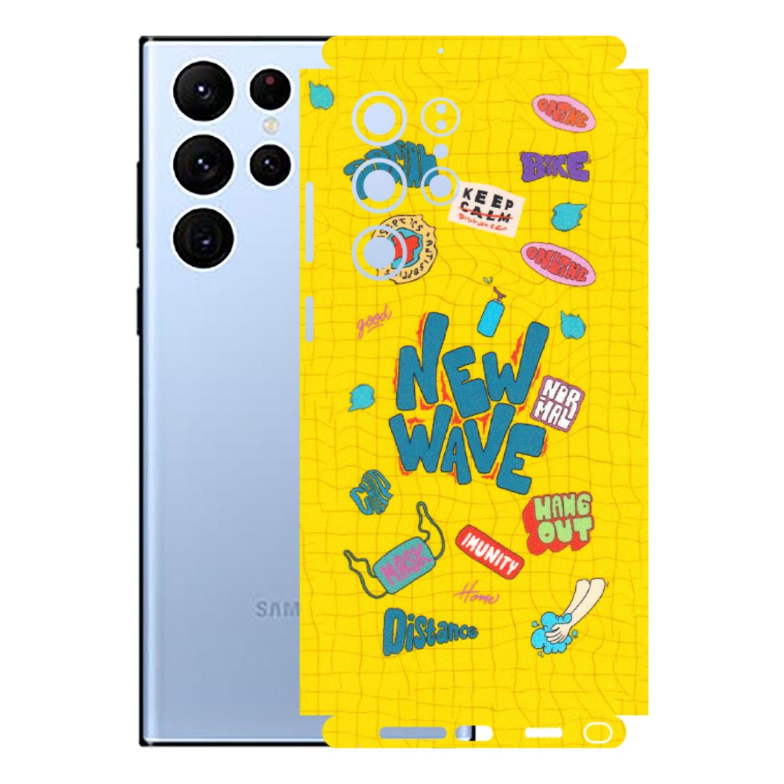 Samsung A/S Series Phone Skins (All Models) - New Wave Life - Matte Finish (M-17) Samsung Galaxy S22 Ultra