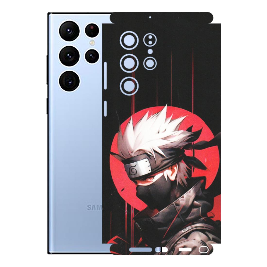 Samsung A/S Series Phone Skins (All Models) - Naruto Anime Blood - Matte Finish (M-170) Samsung Galaxy S22 Ultra