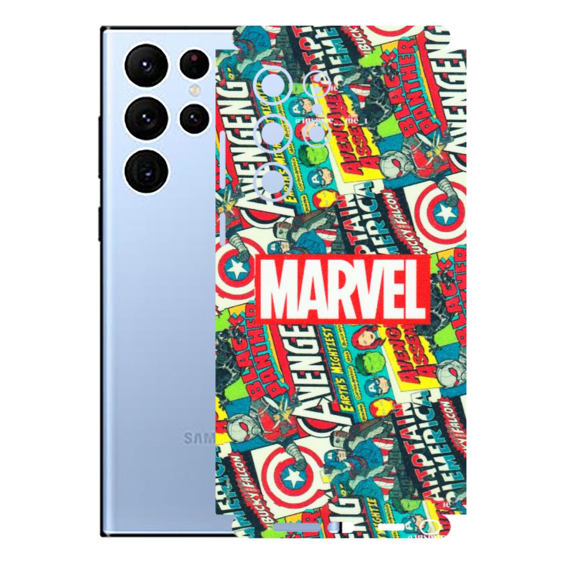 Samsung A/S Series Phone Skins (All Models) - Marvel Comic Lover - Matte Finish (M-30) Samsung Galaxy S22 Ultra