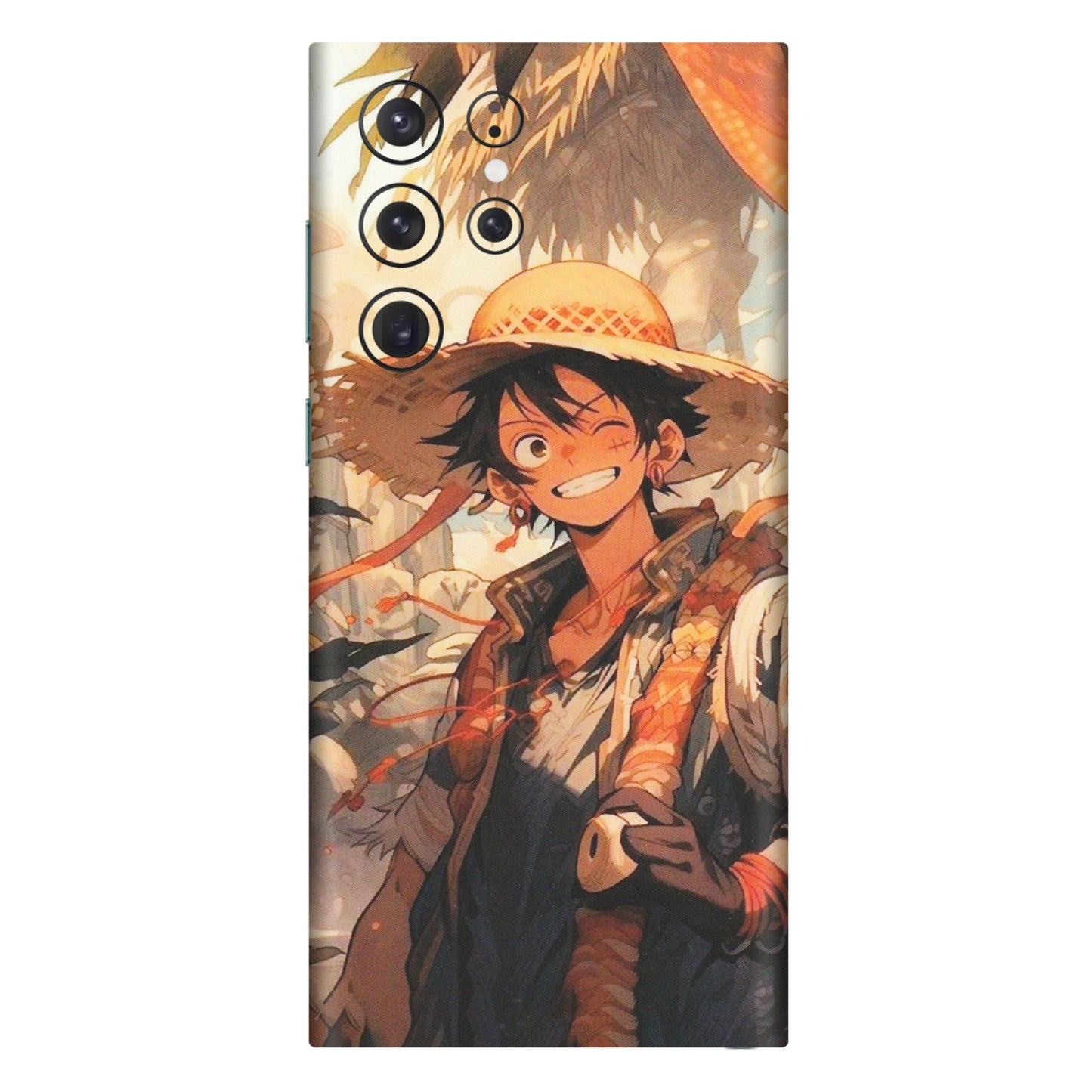 Samsung A/S Series Phone Skins (All Models) - Anime Character Smile - Matte Finish (M-33) Samsung Galaxy S22 Ultra