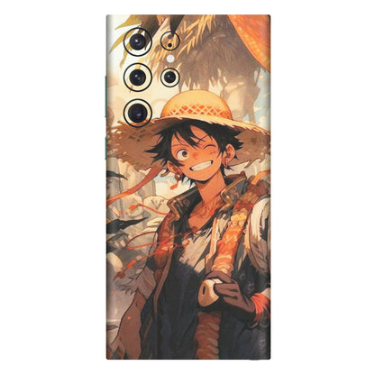 Samsung A/S Series Phone Skins (All Models) - Anime Character Smile - Matte Finish (M-33) Samsung Galaxy S22 Ultra