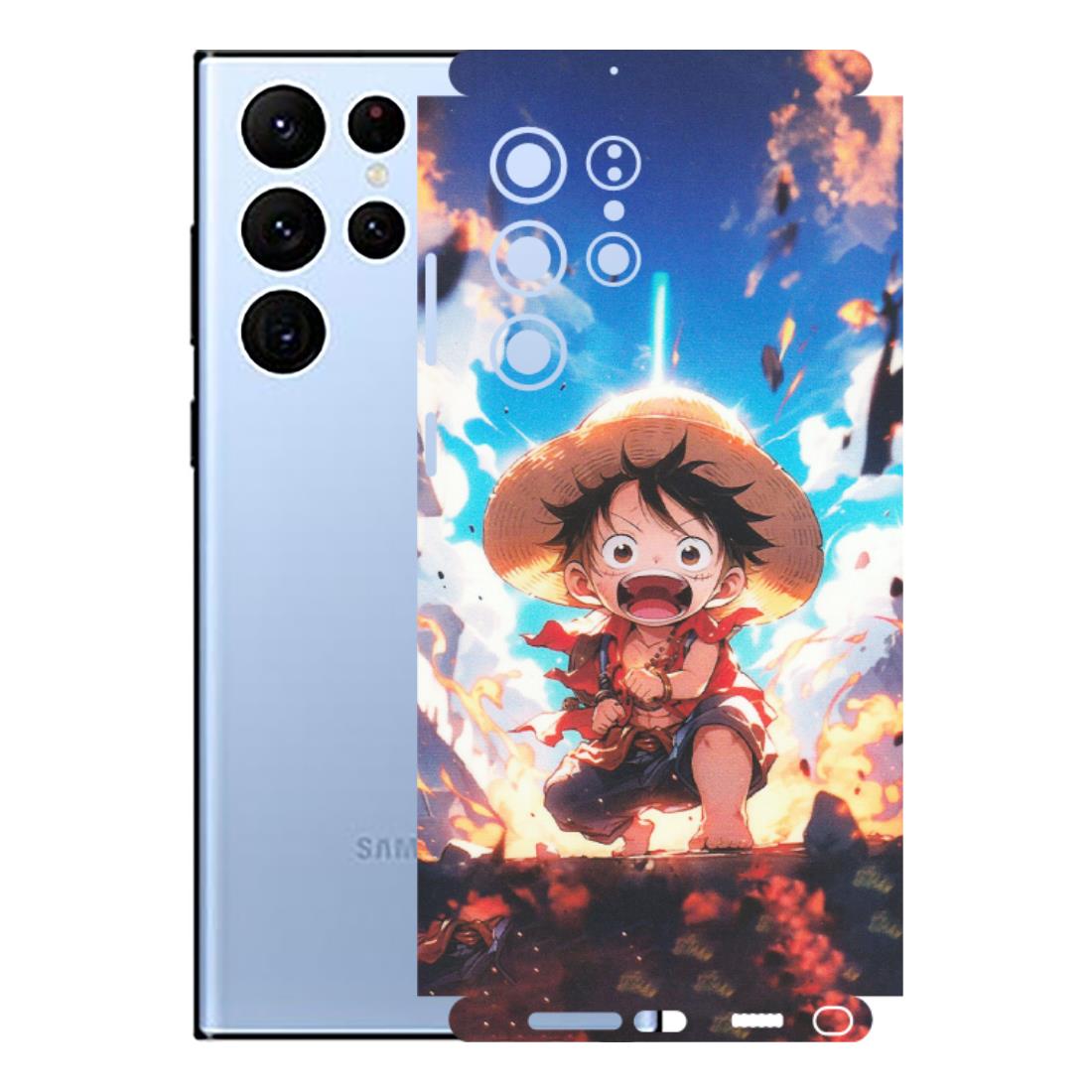 Samsung A/S Series Phone Skins (All Models) - Toon One Piece Cute Character - Matte Finish (M-35) Samsung Galaxy S22 Ultra