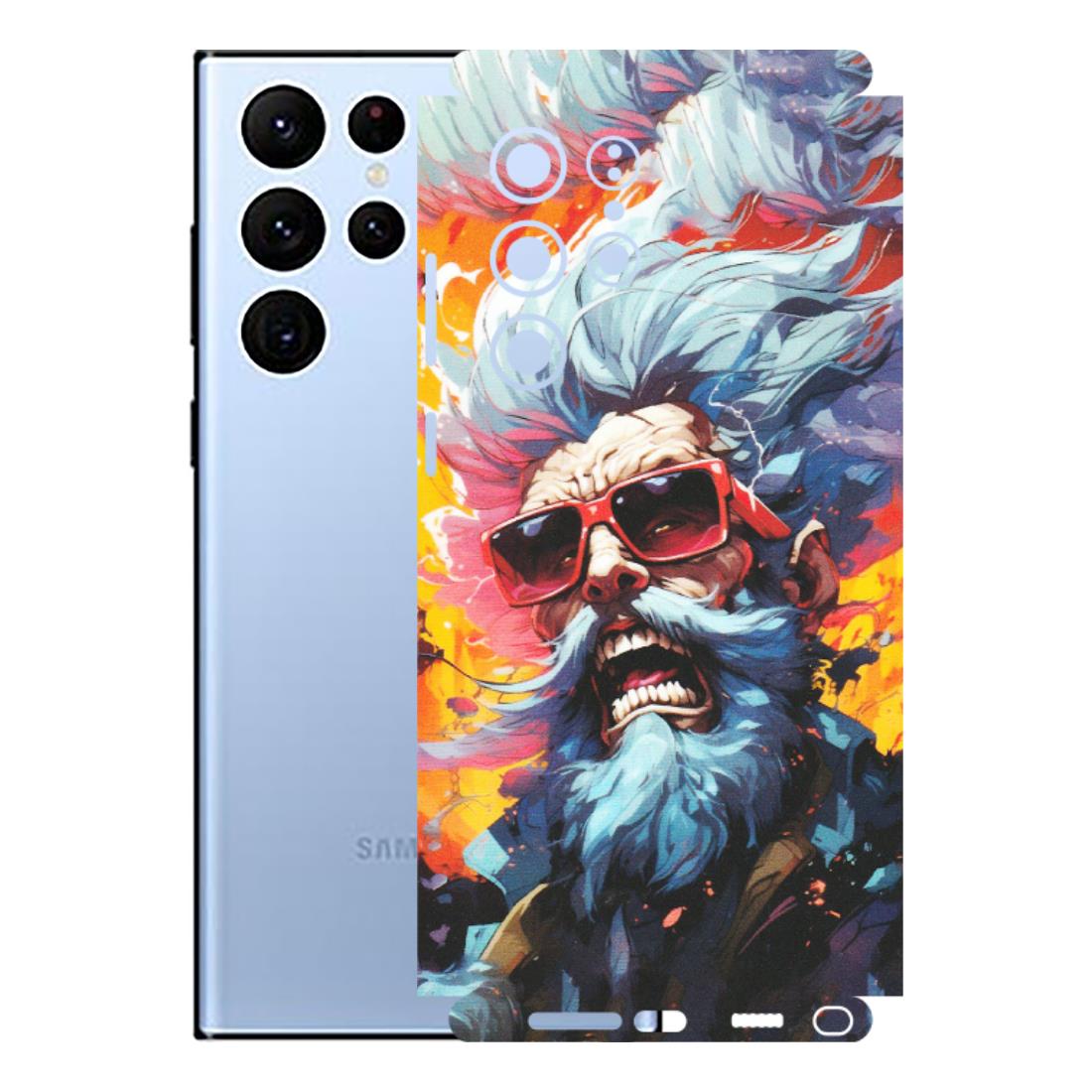 Samsung A/S Series Phone Skins (All Models) - Daddy Cool Character - Matte Finish (M-43) Samsung Galaxy S22 Ultra
