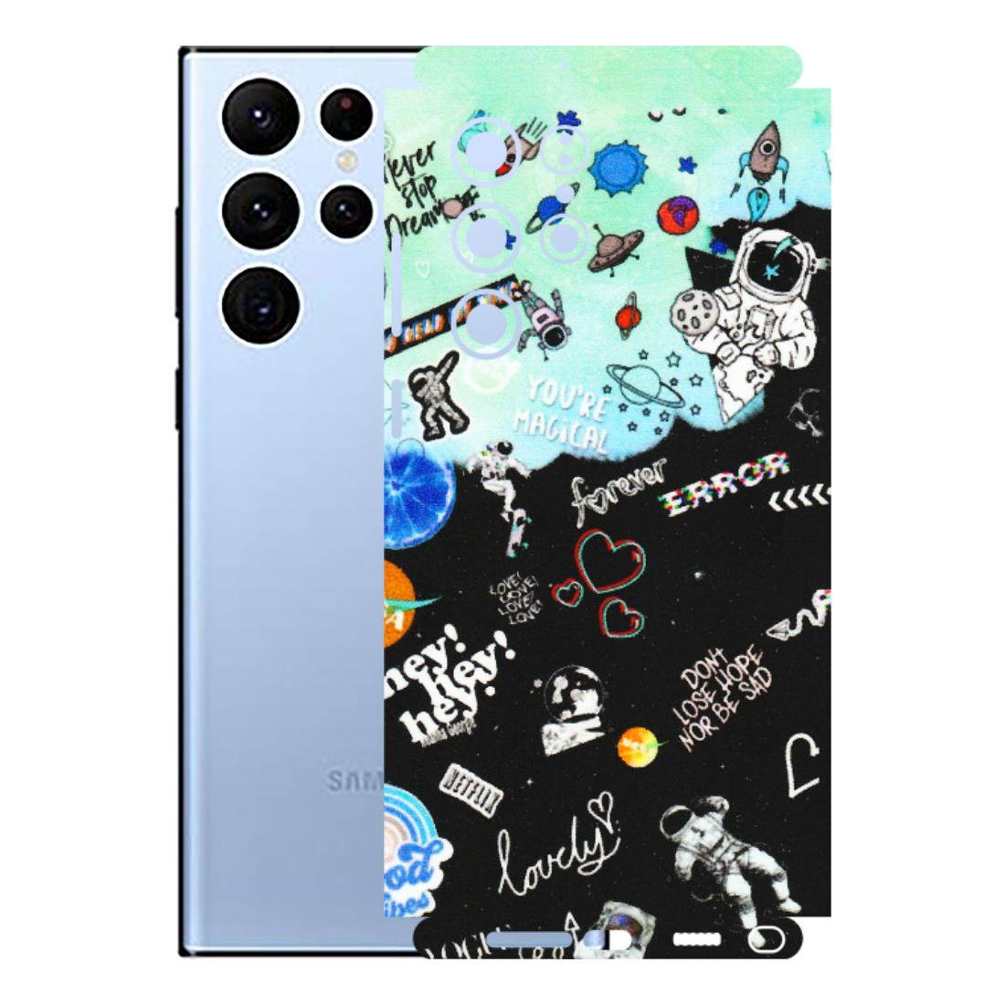 Samsung A/S Series Phone Skins (All Models) - Living In A Space Dream - Matte Finish (M-46) Samsung Galaxy S22 Ultra