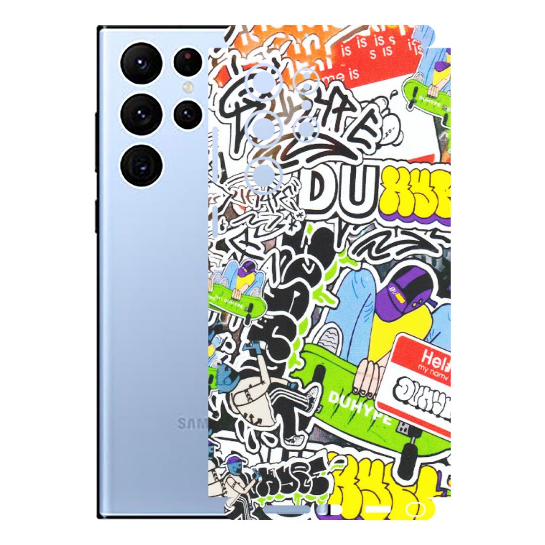 Samsung A/S Series Phone Skins (All Models) - Dope Graffiti - Matte Finish (M-61) Samsung Galaxy S22 Ultra