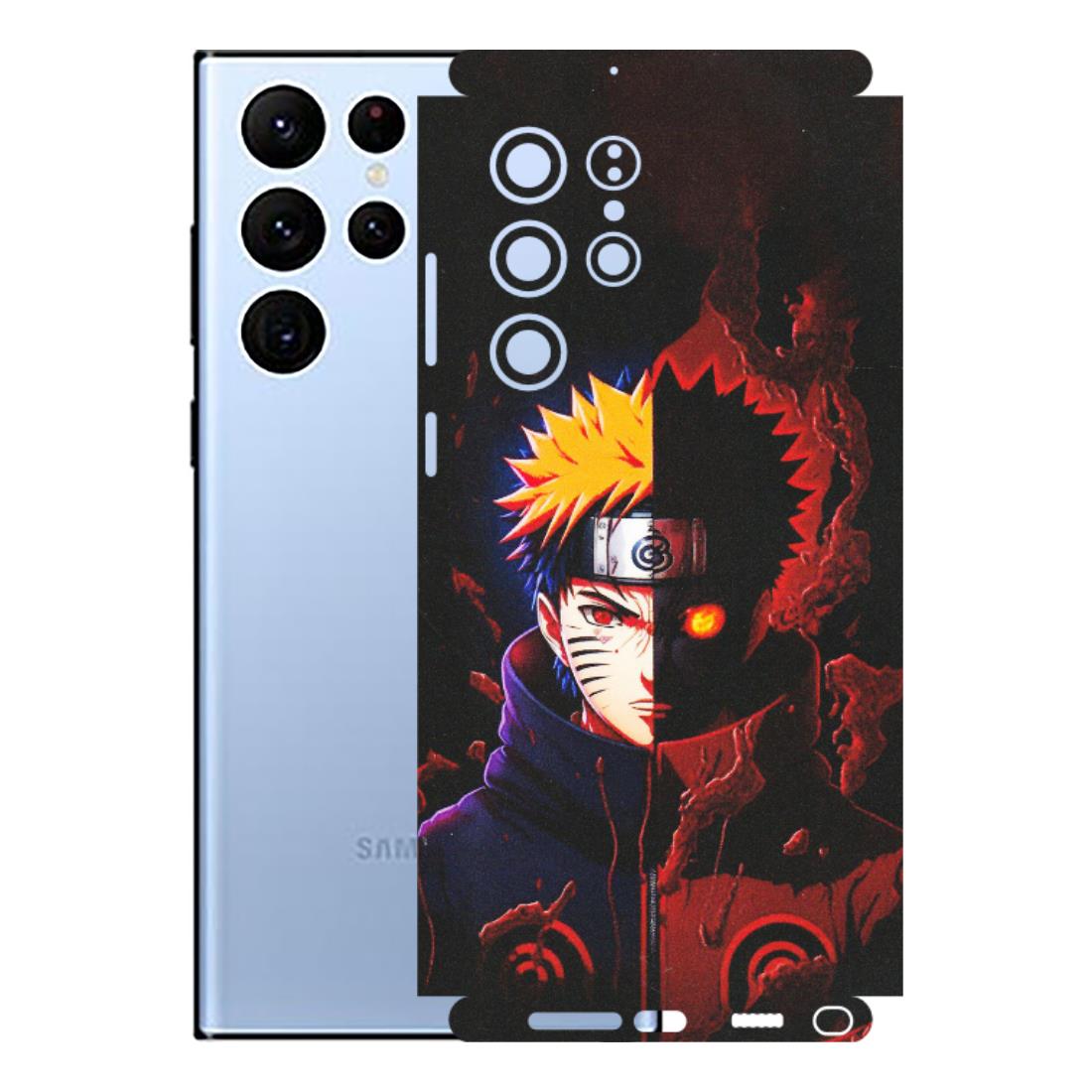 Samsung A/S Series Phone Skins (All Models) - Naruto X Evil - Matte Finish (M-70) Samsung Galaxy S22 Ultra
