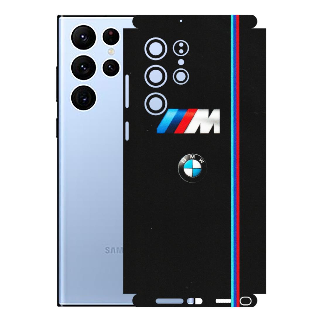 Samsung A/S Series Phone Skins (All Models) - Styling With Black BMW - Matte Finish (M-74) Samsung Galaxy S22 Ultra