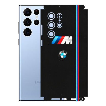 Samsung A/S Series Phone Skins (All Models) - Styling With Black BMW - Matte Finish (M-74) Samsung Galaxy S22 Ultra
