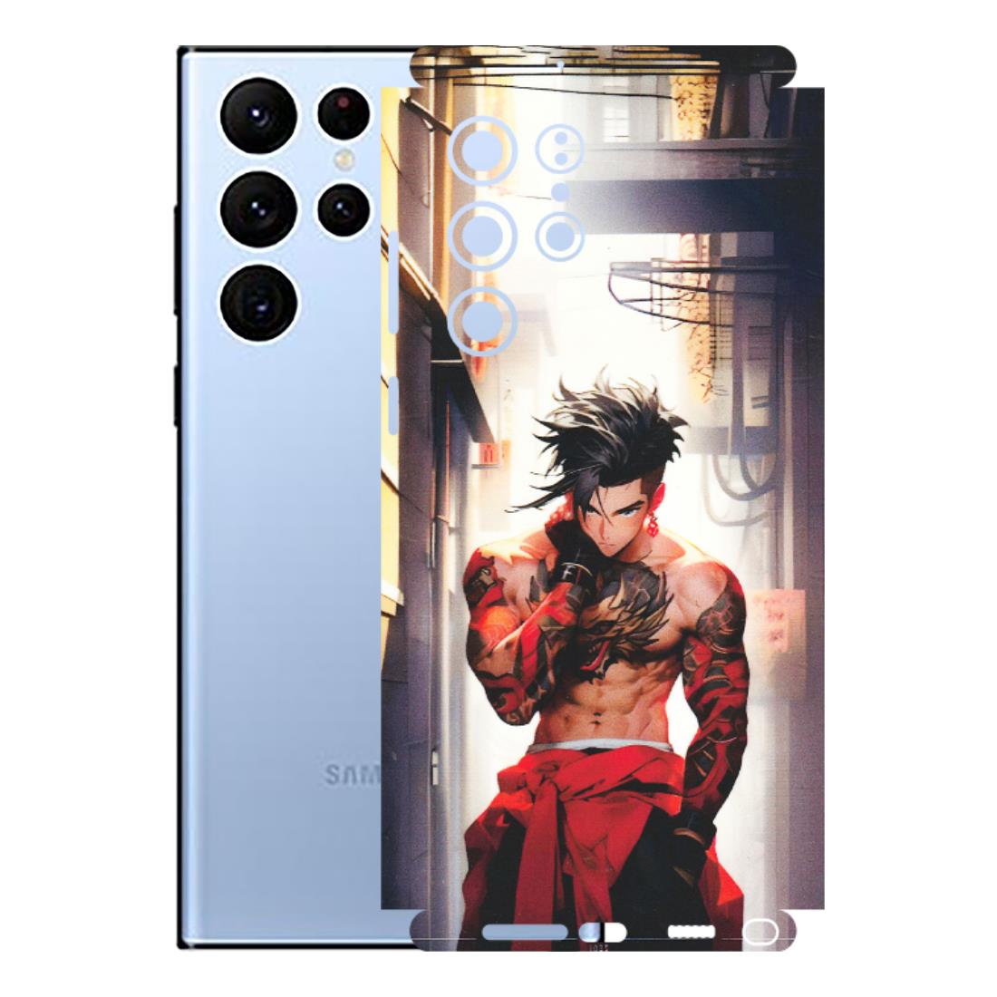 Samsung A/S Series Phone Skins (All Models) - In the streets of Japan - Matte Finish (M-77) Samsung Galaxy S22 Ultra