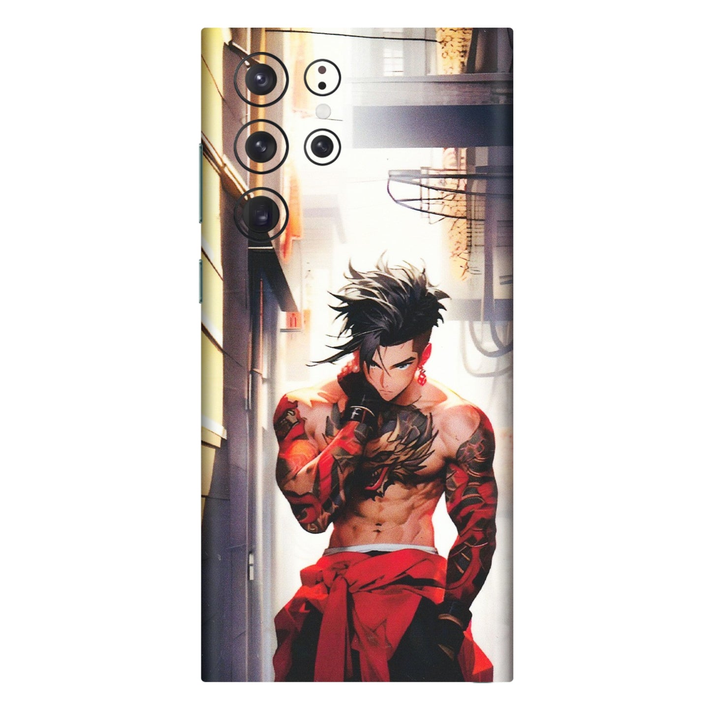 Samsung A/S Series Phone Skins (All Models) - In the streets of Japan - Matte Finish (M-77) Samsung Galaxy S22 Ultra