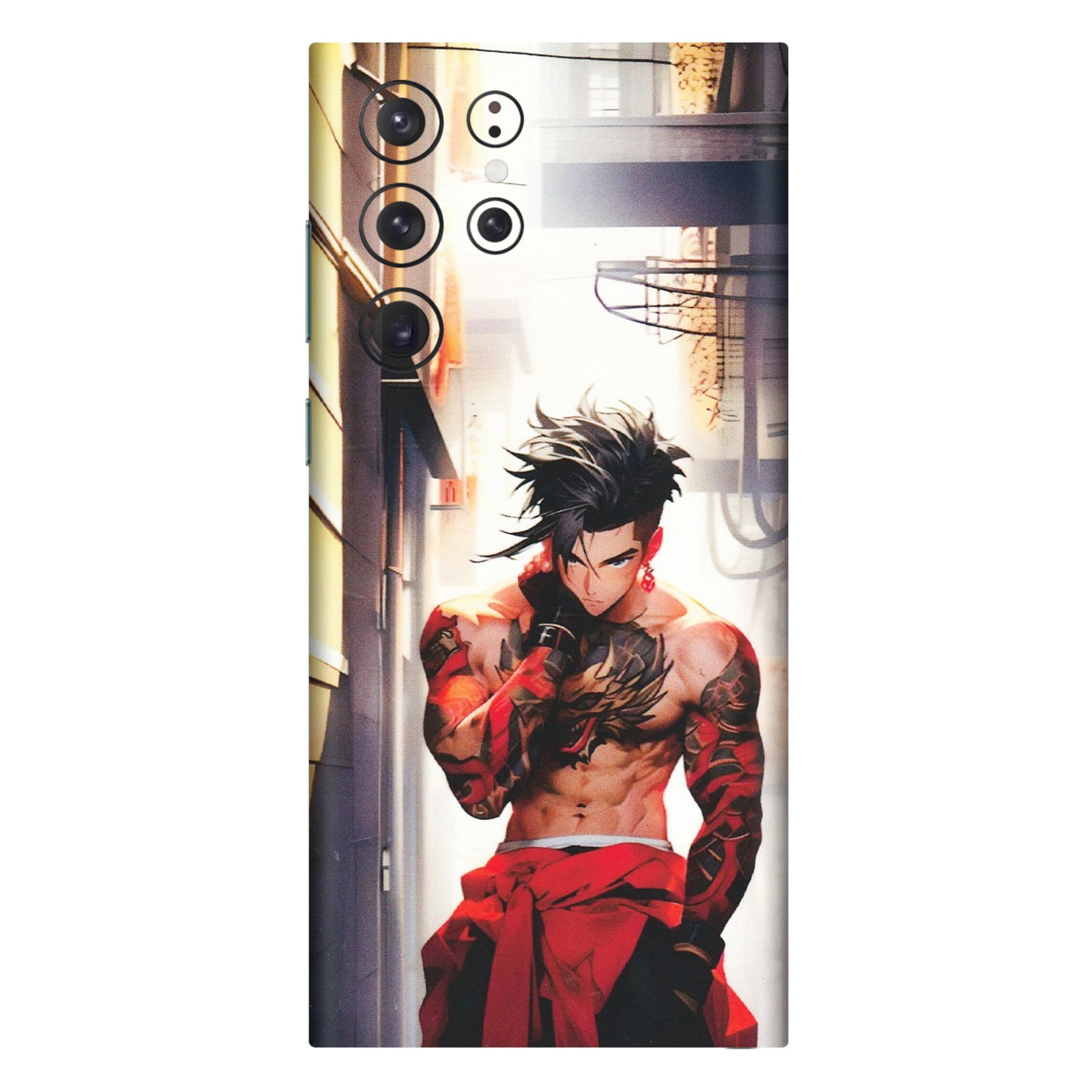 Samsung A/S Series Phone Skins (All Models) - In the streets of Japan - Matte Finish (M-77) Samsung Galaxy S22 Ultra