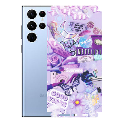 Samsung A/S Series Phone Skins (All Models) - Supreme Purple Magic - Matte Finish (M-88) Samsung Galaxy S22 Ultra