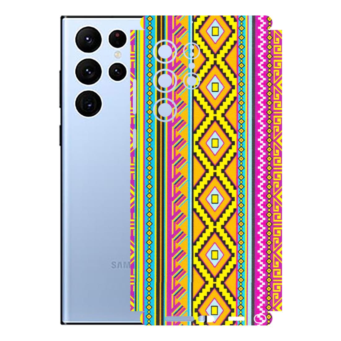 Samsung A/S Series Phone Skins (All Models) - Thai illustration - Matte Finish (M-89) Samsung Galaxy S22 Ultra
