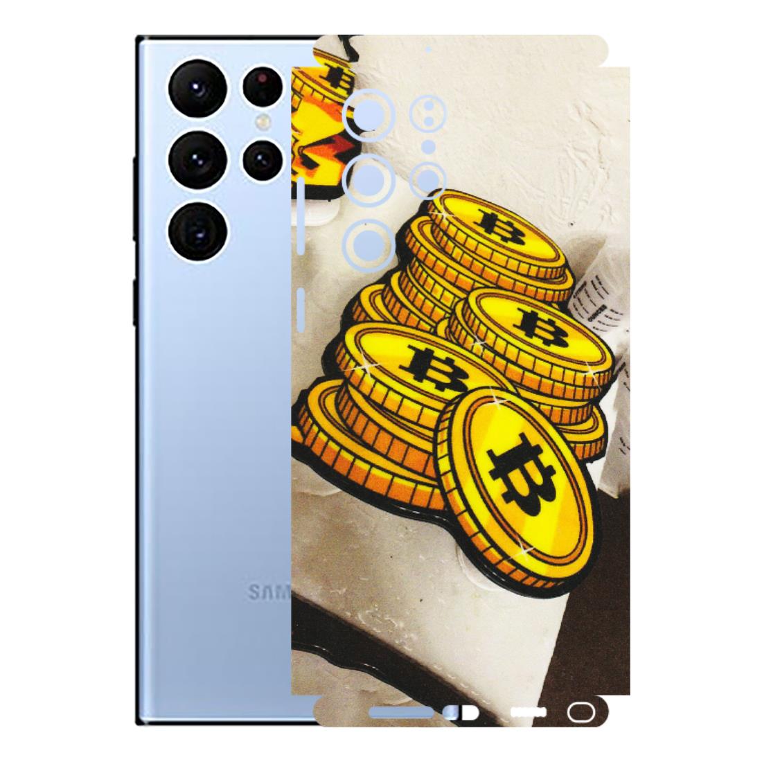 Samsung A/S Series Phone Skins (All Models) - Billionaire Bitcoin Collection - Matte Finish (M-92) Samsung Galaxy S22 Ultra