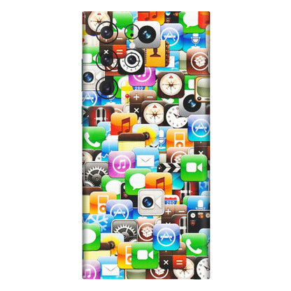 Samsung A/S Series Phone Skins (All Models) - All Apple Icons - Matte Finish (M-93) Samsung Galaxy S22 Ultra