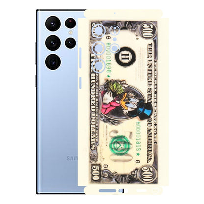 Samsung A/S Series Phone Skins (All Models) - Five Hundred Dollar Duck - Transparent Finish (T-15) Samsung Galaxy S22 Ultra