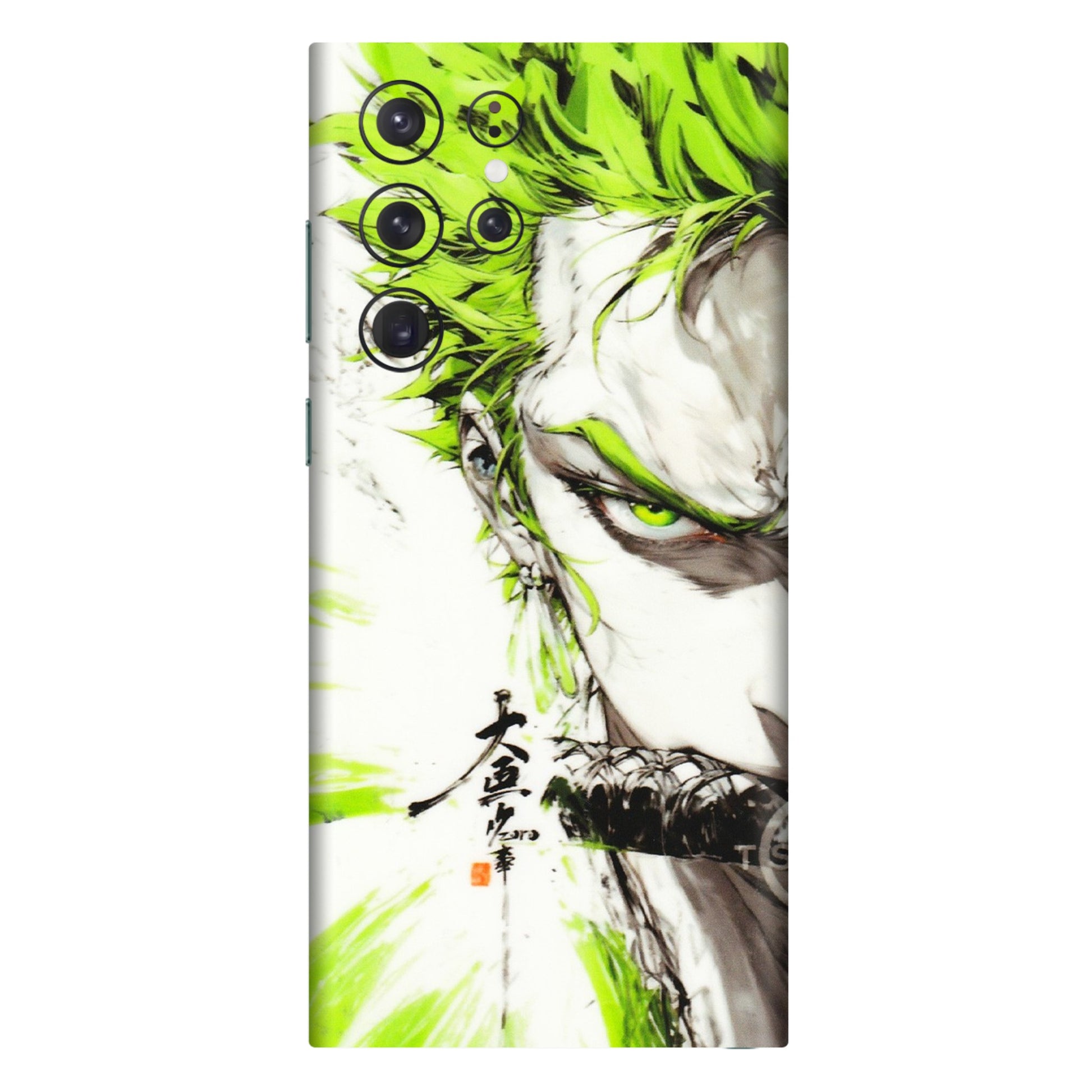 Samsung A/S Series Phone Skins (All Models) - Roro Taku Anime - Transparent Finish (T-18) Samsung Galaxy S22 Ultra