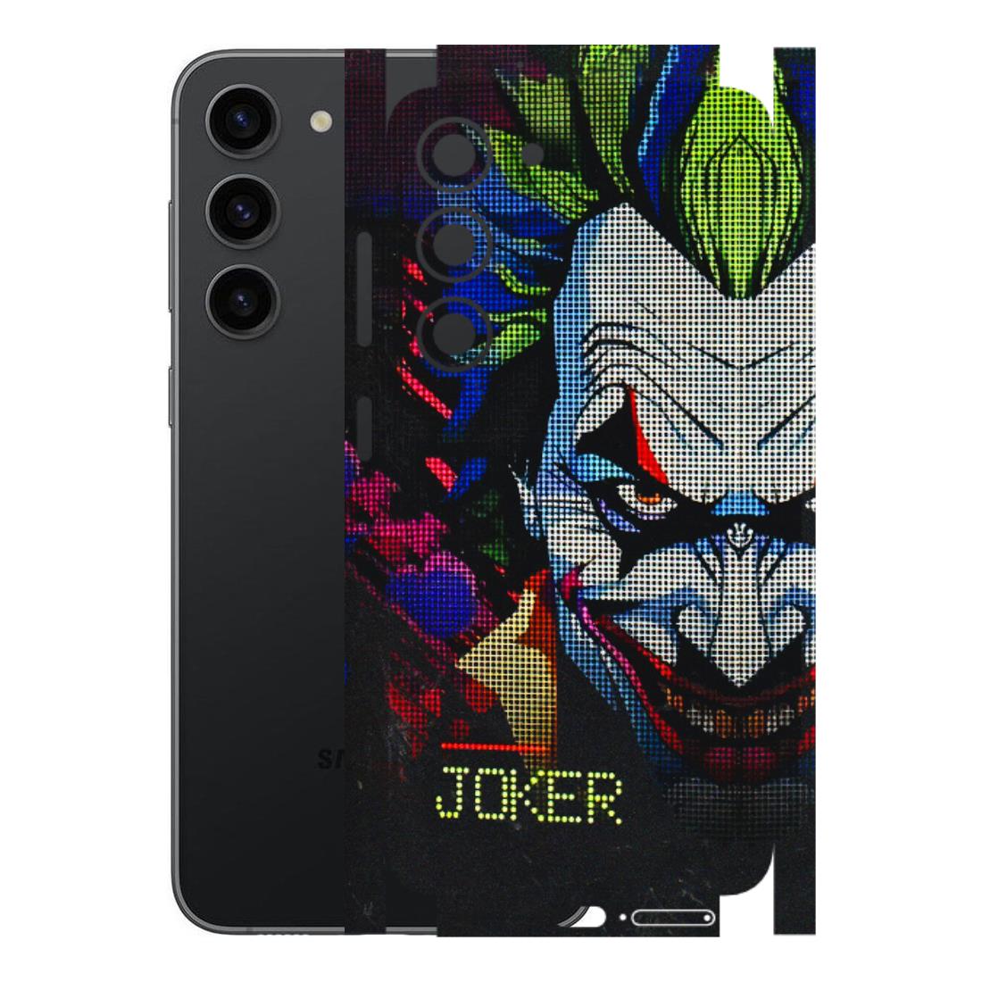 Samsung A/S Series Phone Skins (All Models) - Joker Dot Matrix - 3D Embossed Finish (L-08) Samsung Galaxy S23 (5G)