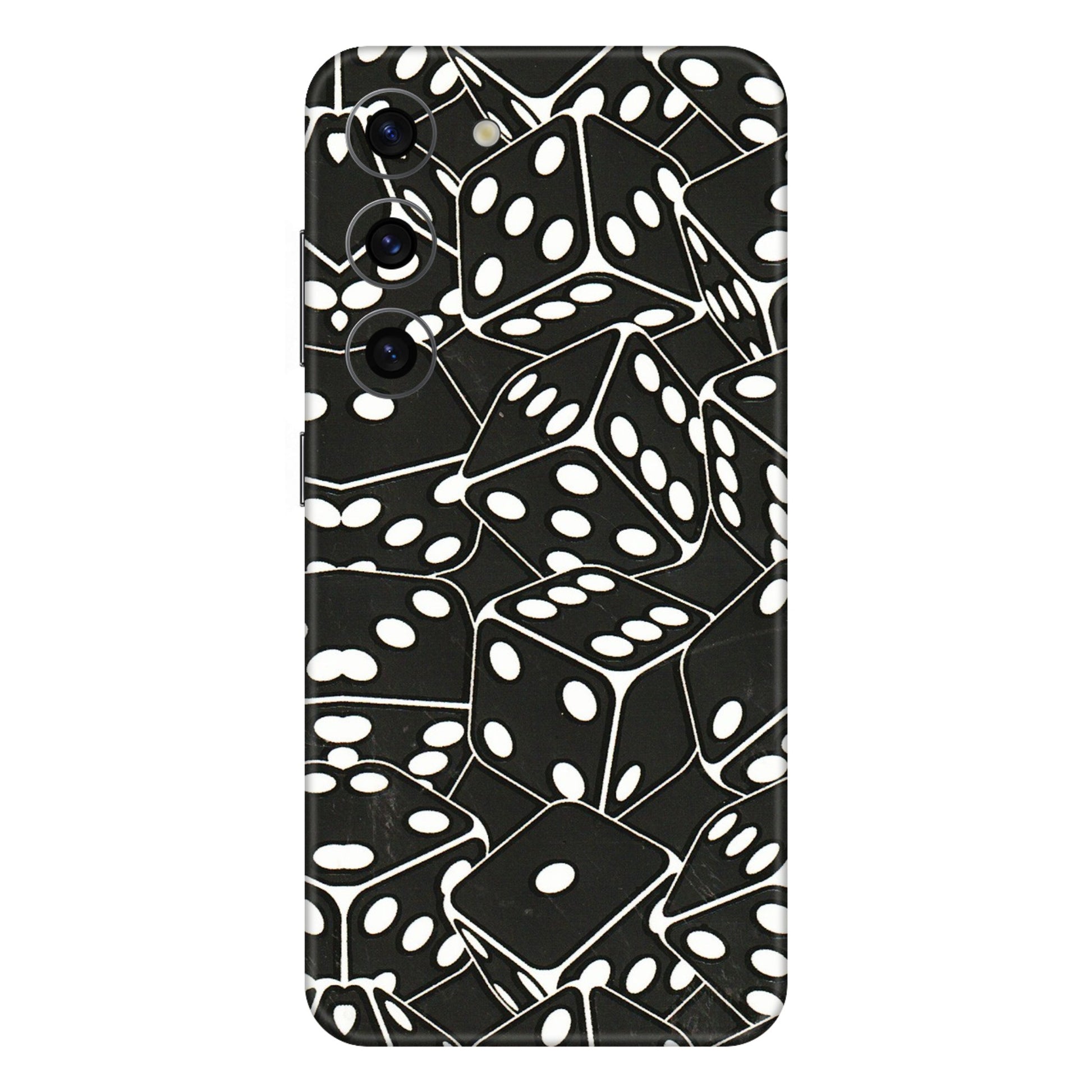 Samsung A/S Series Phone Skins (All Models) - Big Black Dices - 3D Embossed Finish (L-106) Samsung Galaxy S23 (5G)