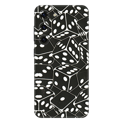 Samsung A/S Series Phone Skins (All Models) - Big Black Dices - 3D Embossed Finish (L-106) Samsung Galaxy S23 (5G)