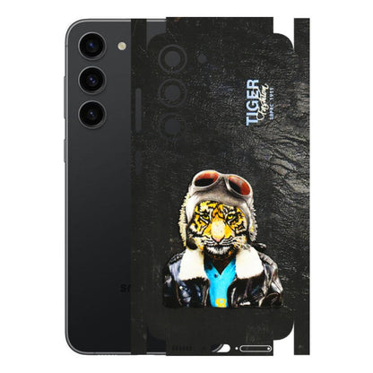 Samsung A/S Series Phone Skins (All Models) - Rider Tiger - 3D Embossed Finish (L-113) Samsung Galaxy S23 (5G)