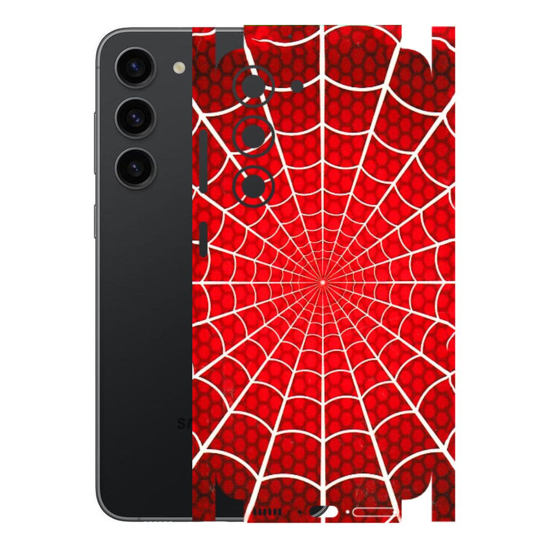 Samsung A/S Series Phone Skins (All Models) - Classic Spidey Web - 3D Embossed Finish (L-115) Samsung Galaxy S23 (5G)