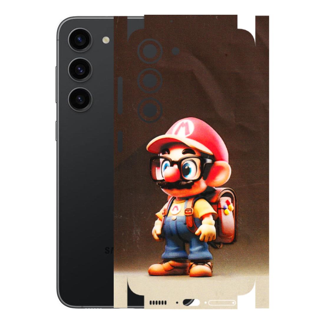 Samsung A/S Series Phone Skins (All Models) - Little Mario - 3D Embossed Finish (L-119) Samsung Galaxy S23 (5G)