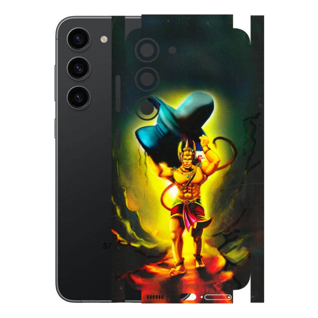 Samsung A/S Series Phone Skins (All Models) - Hanuman Ji - 3D Embossed Finish (L-128) Samsung Galaxy S23 (5G)