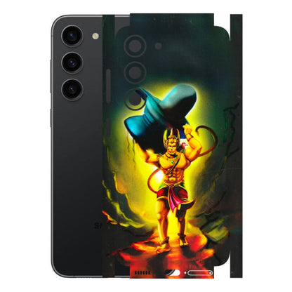 Samsung A/S Series Phone Skins (All Models) - Hanuman Ji - 3D Embossed Finish (L-128) Samsung Galaxy S23 (5G)