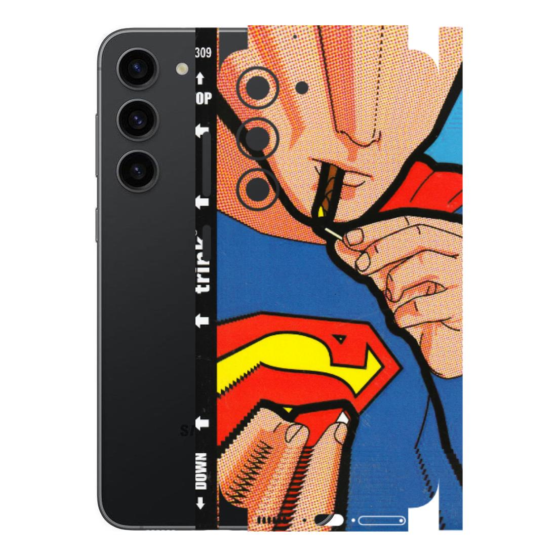 Samsung A/S Series Phone Skins (All Models) - Superman Sutta - 3D Embossed Finish (L-130) Samsung Galaxy S23 (5G)